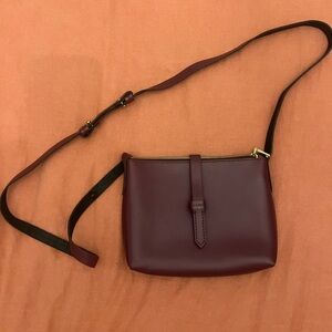 J. Crew Parker Burgundy Crossbody Bag